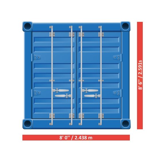 40 foot container dimensions outside new